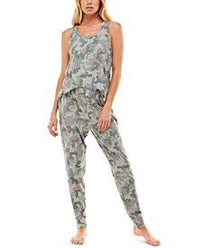 Mommy & Me Camouflage Tank Top Pajama Set
