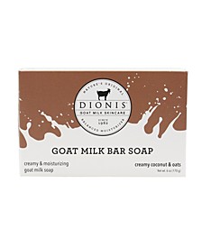 Goat Milk Creamy Coconut and Oats Bar Soap, 6 oz