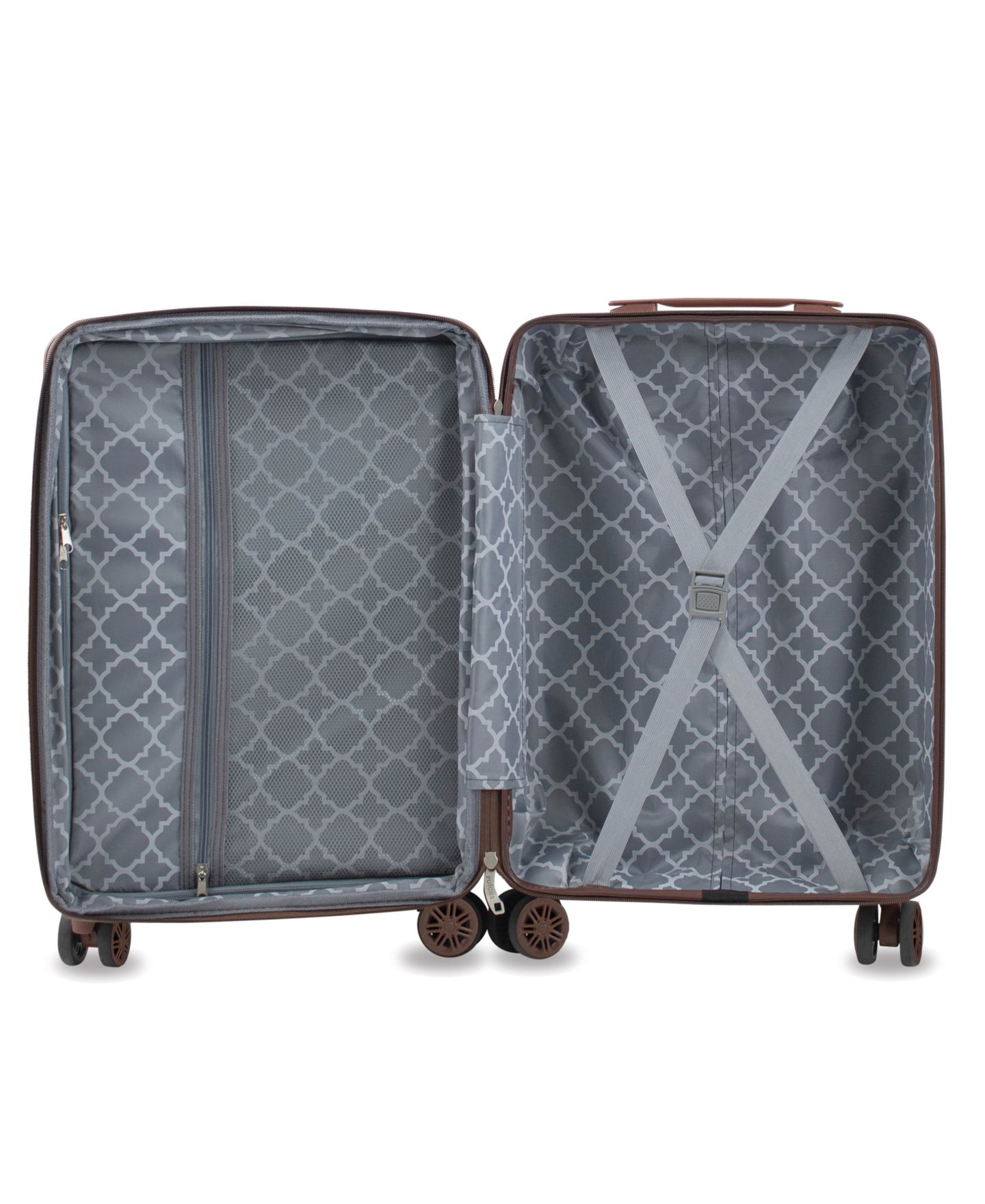 Чемоданы Puíche Trésor Carry-on Vanity Trunk Luggage, Set of 2, цвет: Чёрный — фото 8