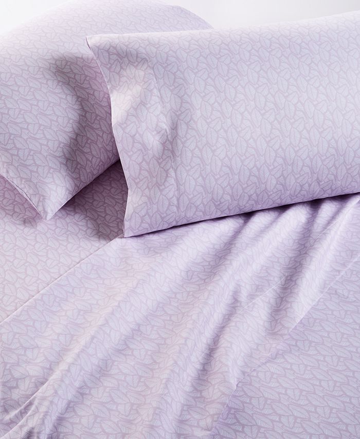 Martha Stewart Collection Printed Microfiber 4 Pc. Sheet Set