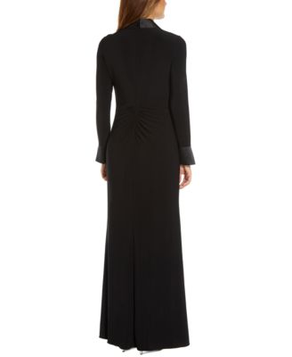macy formal dresses adrianna papell Tuxedo Gown Guest dresses