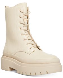 Women's Moss Lace-Up Combat Booties