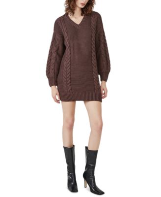 Bardot - Cable-Knit Sweater Dress