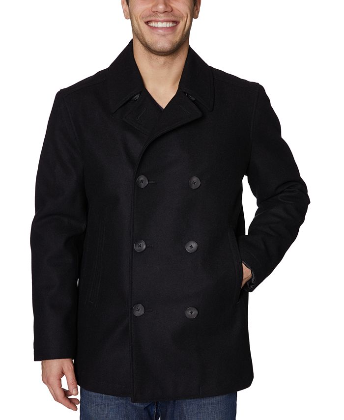 Macys mens sale peacoat