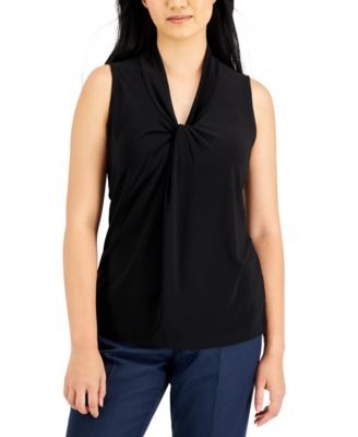 Kasper - Gathered-Front Top