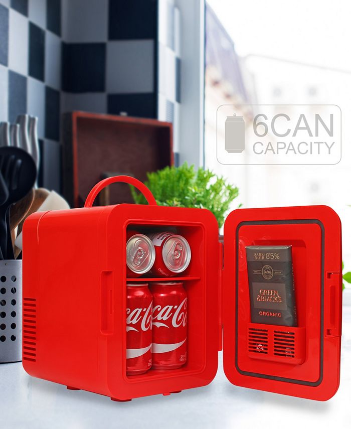 CocaCola Smile 1971 Series Portable 6 Can Thermoelectric Mini Fridge Macy's