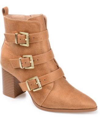 journee collection strap bootie