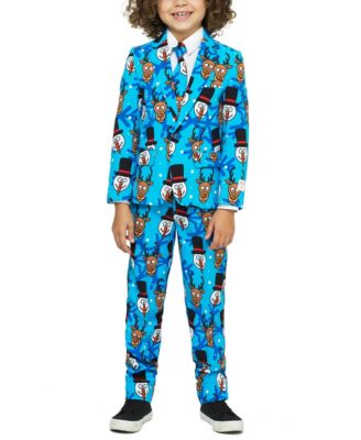 OppoSuits - Little Boys 3-Pc. Winter Winner Suit & Tie Set