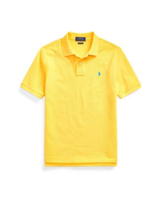 8-20 Boys' Cotton Mesh Logo Polo Shirt