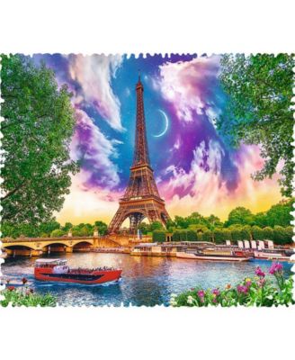 Trefl Crazy Shape Jigsaw Puzzle Sky Over Paris, 600 Pieces