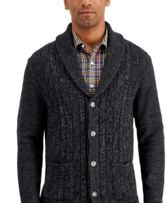 Club Room Men's Chunky Shawl Collar 