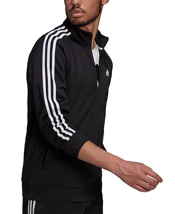Adidas Men's Essential 3Stripe Tricot Track Jacket Legend Ink/White Size 2XL