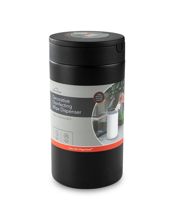 Spectrum Diversified Decorative Disinfecting Wipe Dispenser for Home Office Macy's