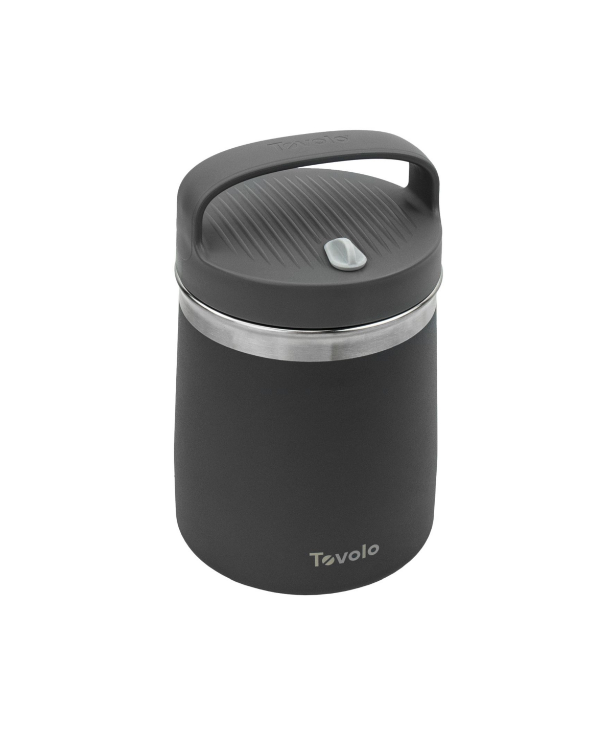 Tovolo Double-wall Insulated Traveler In Charcoal