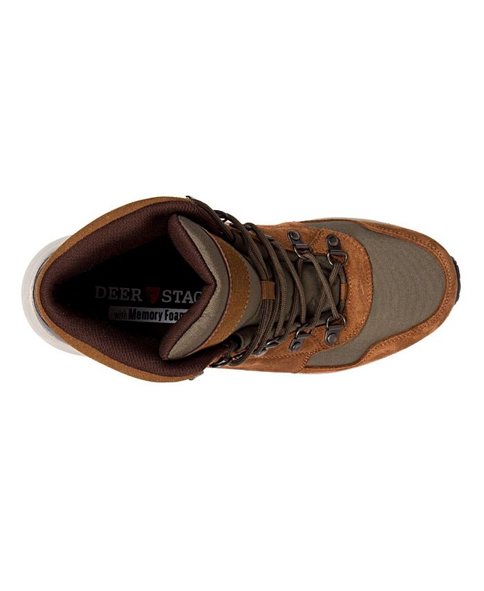DEER STAGS Men's Peak Comfort Casual Hybrid Hiker High Top Sneaker ...