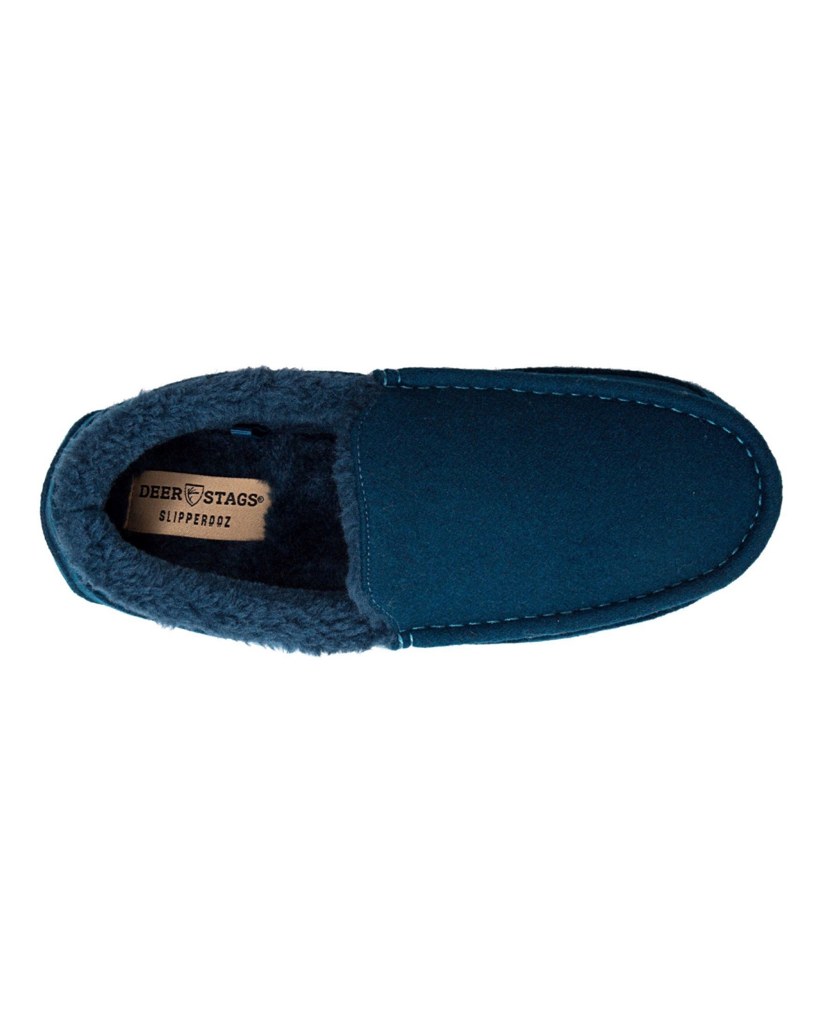 Deer Stags Men's Slippersooz Spun Indoor Outdoor S.u.p.r.o. Sock Cozy Moccasin Slippers