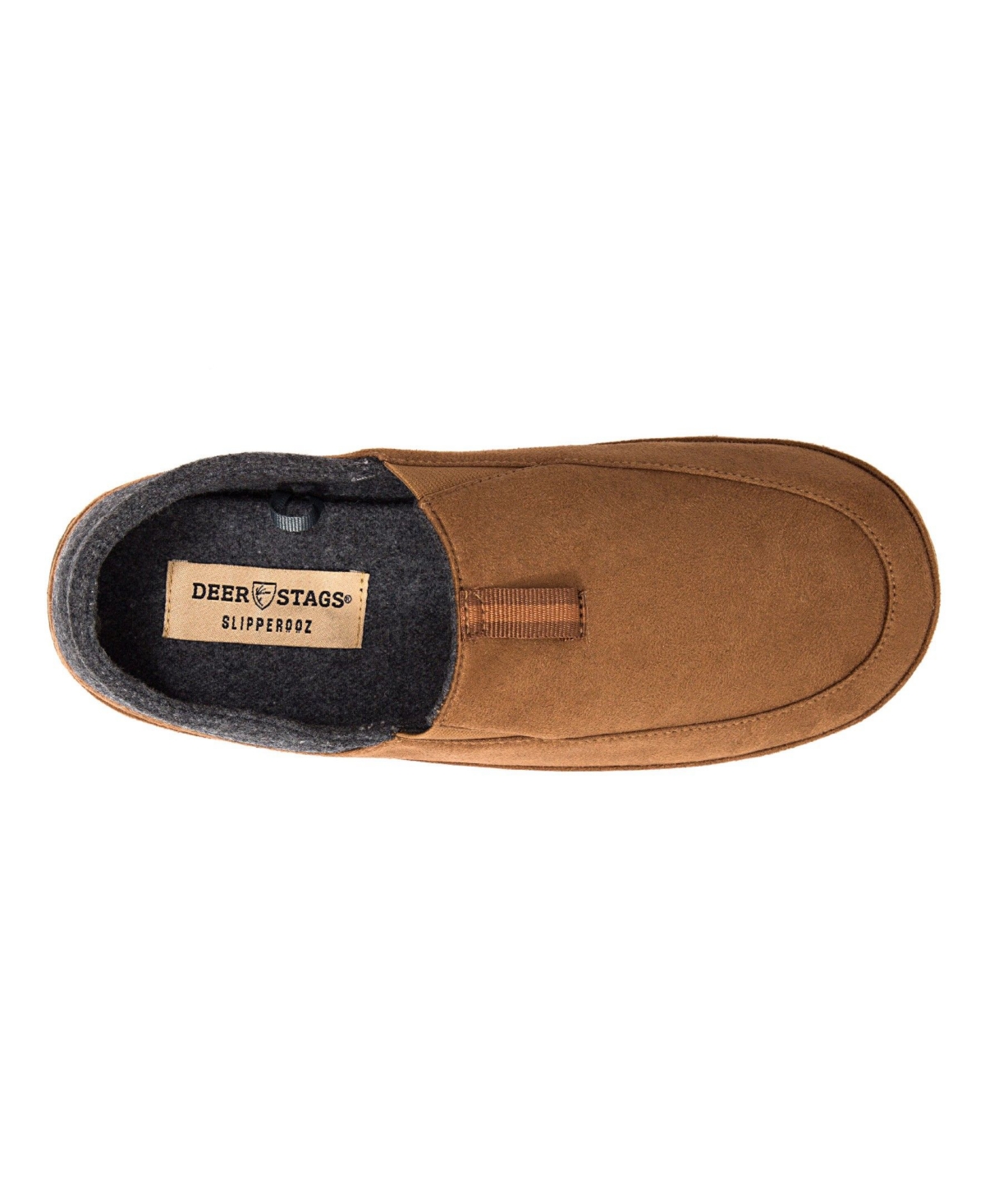 Deer Stags Men's Slippersooz Campo S.u.p.r.o Sock Cushioned Indoor Outdoor Clog Slippers - Dark Gray