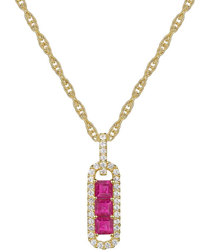 Macy's sales emerald necklace