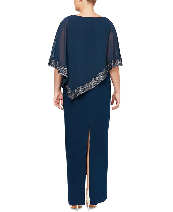 Navy blue hot sale gown macys
