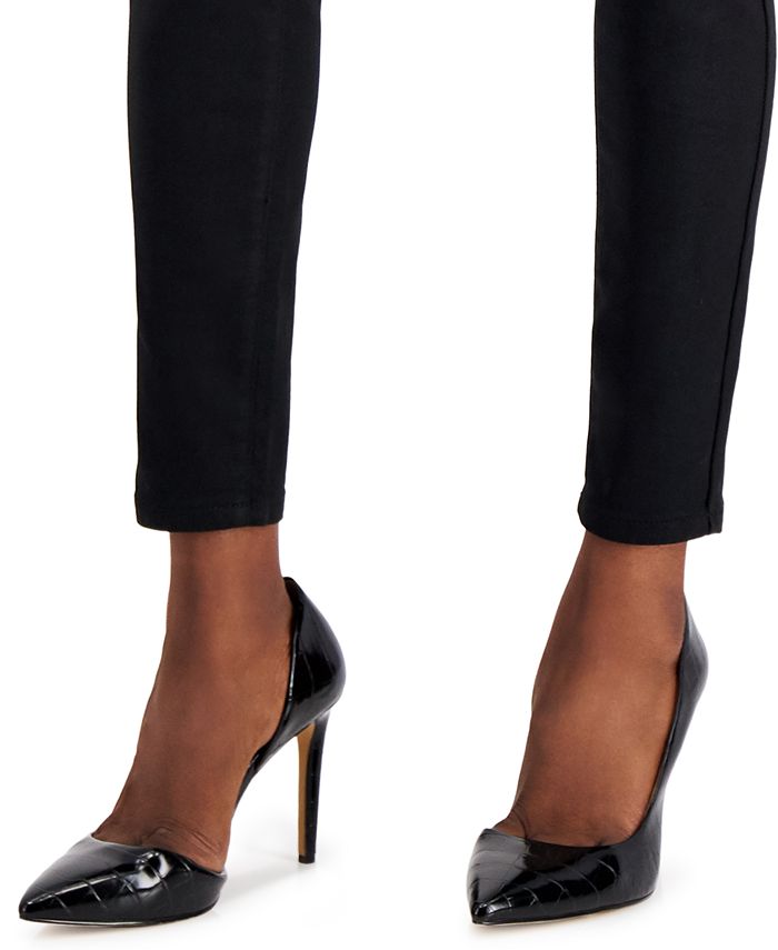 INC International Concepts Coated High Rise Skinny Jeans, Created for