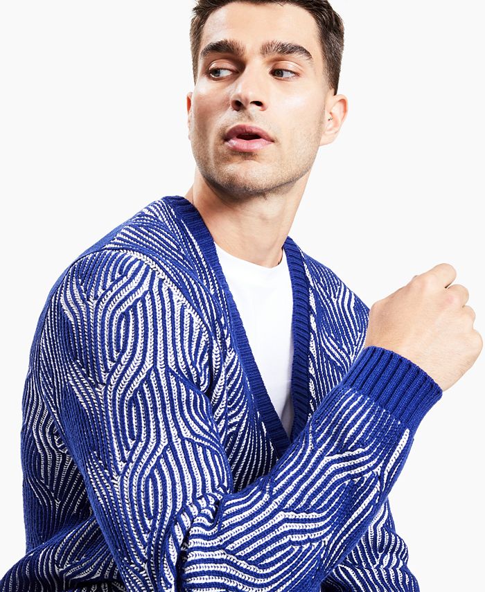 INC International Concepts Men's Glitz Cardigan Sweater, Created for