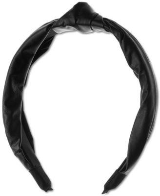 Photo 1 of INC International Concepts Knotted Faux-Leather Headband