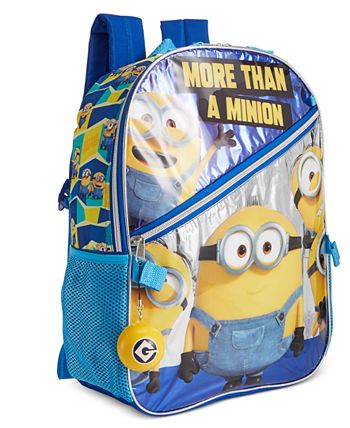 Accessory Innovations Minions Full Size 16 Inch Backpack with Detachable  Lunch Box
