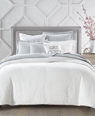 Charter Club Lace Medallion Shams Comforter Sets Created For Macys Bedding In White