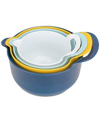 Enchante Cook With Color 8-Pc. Mixing Bowl Set with Lids - Macy's