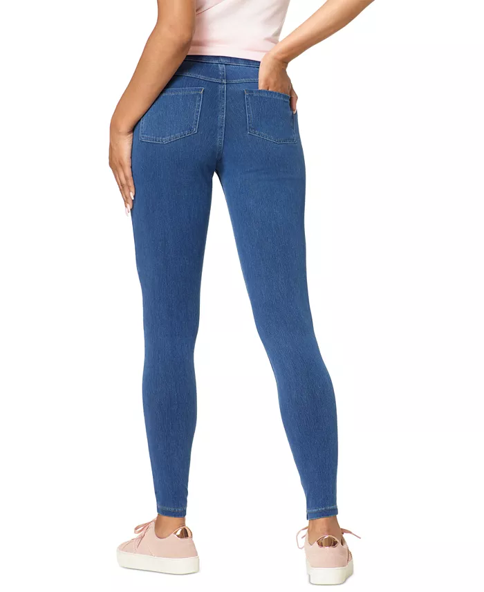 Classic Stretch Denim Leggings, Regular & Plus Sizes - thumbnail 2
