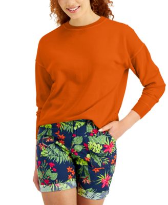 Style & Co - Animal-Print Crewneck Sweatshirt