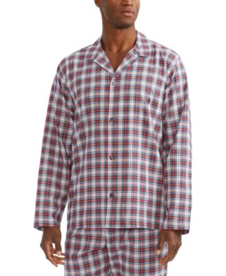 Polo Ralph Lauren - Men's Flannel Grid Pattern Pajama Shirt