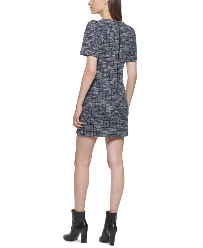 Calvin Klein Tweed Shift Dress Macy's