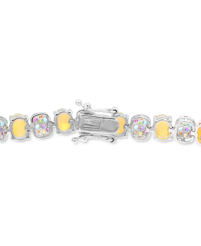 Macy's - Gemstone Tennis Bracelet in Sterling Silver