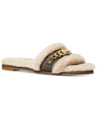 michael kors women's slide sandals