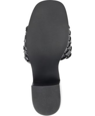 Women's Fylicia Woven Block Heel Slide Sandals