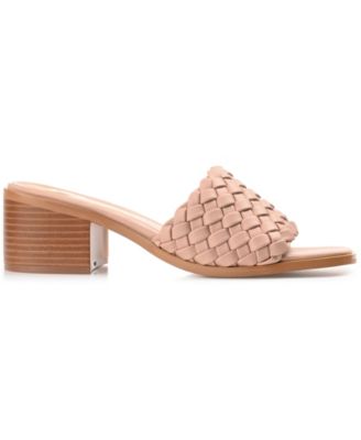 Women's Fylicia Woven Block Heel Slide Sandals