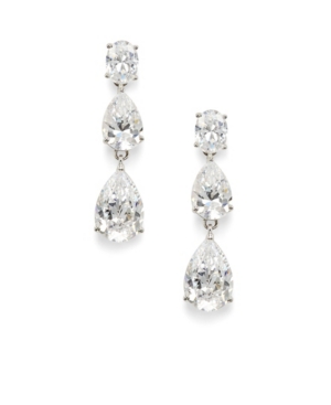 ELIOT DANORI DROP CUBIC ZIRCONIA EARING, CREATED FOR MACY'S