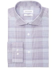 Men's Steel Slim-Fit Non-Iron Performance Stretch Dress Shirt