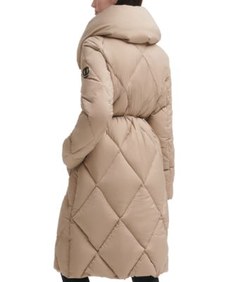 dkny pillow collar down coat