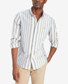 Men's Waterston Striped Long-Sleeve Shirt 