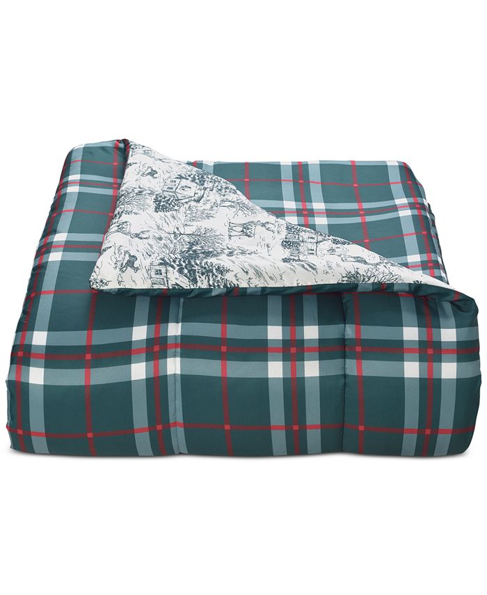Sunham Holiday Toile 3Pc. King Comforter Set Macy's