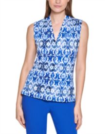 Petite Printed Sleeveless Top