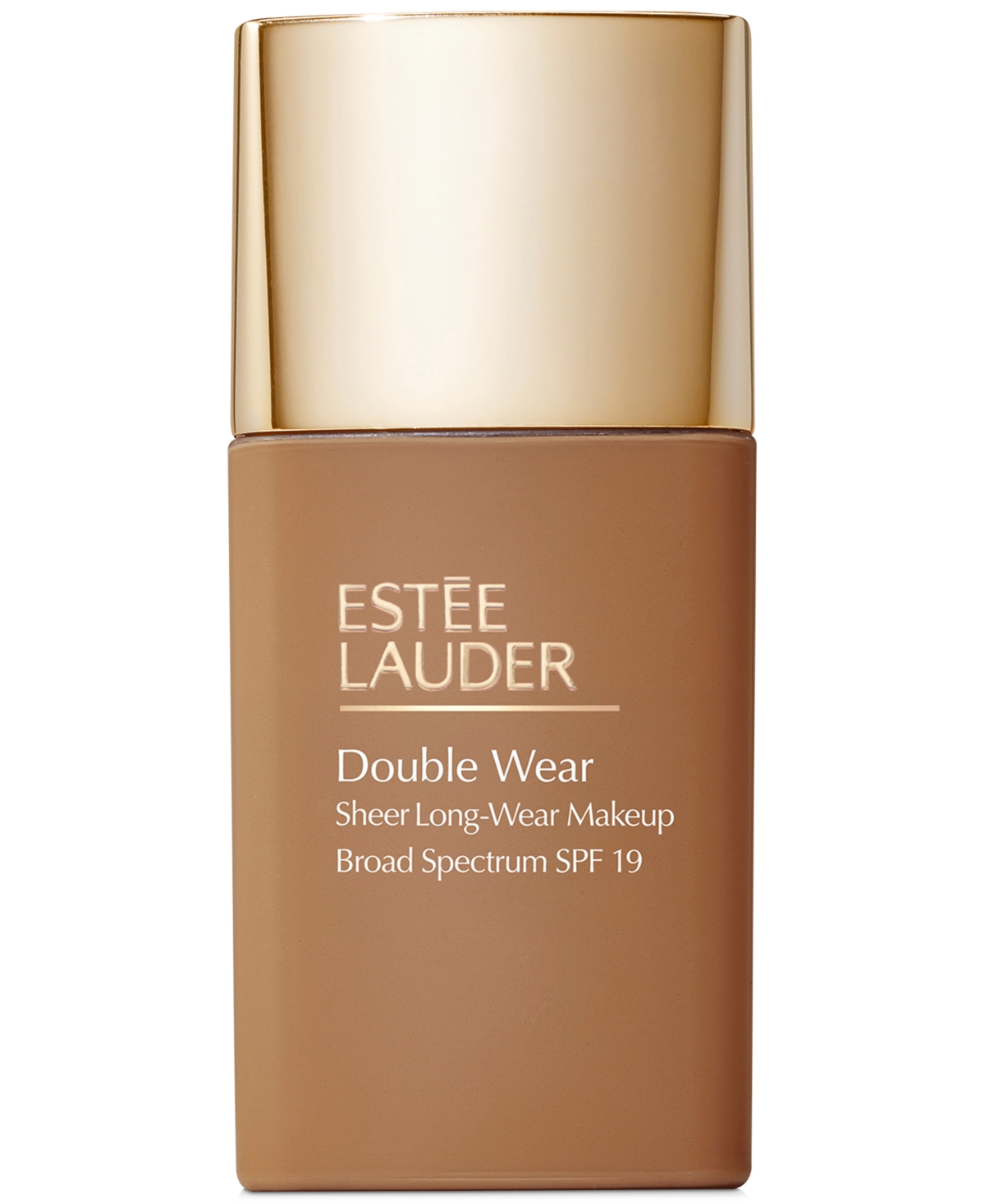 Estee Lauder Double Wear Sheer Long-Wear Foundation SPF19, oz. - 6W1 Sandalwood - Very deep with warm gol