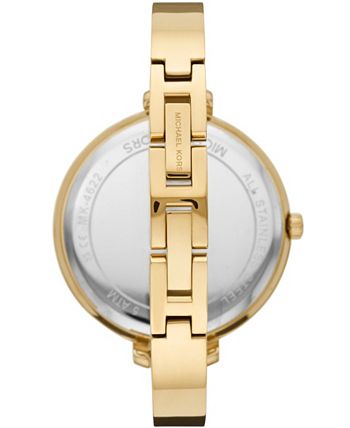 Michael Kors Women's Jaryn Gold-Tone Stainless Steel Bangle Watch, 36mm
