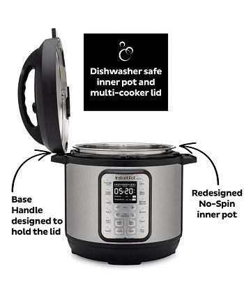 Instant Pot 8 qt. Stainless Steel Duo Plus Electric Pressure Cooker  113-0054-01 - The Home Depot