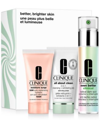 Clinique 3-Pc. Brighter Skin Skincare Set & Reviews - Beauty Gift Sets - Beauty - Macy's