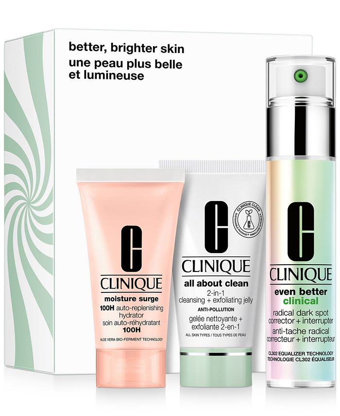 focus Rudyard Kipling Vuiligheid Clinique 3-Pc. Better, Brighter Skin Skincare Set & Reviews - Beauty Gift  Sets - Beauty - Macy's