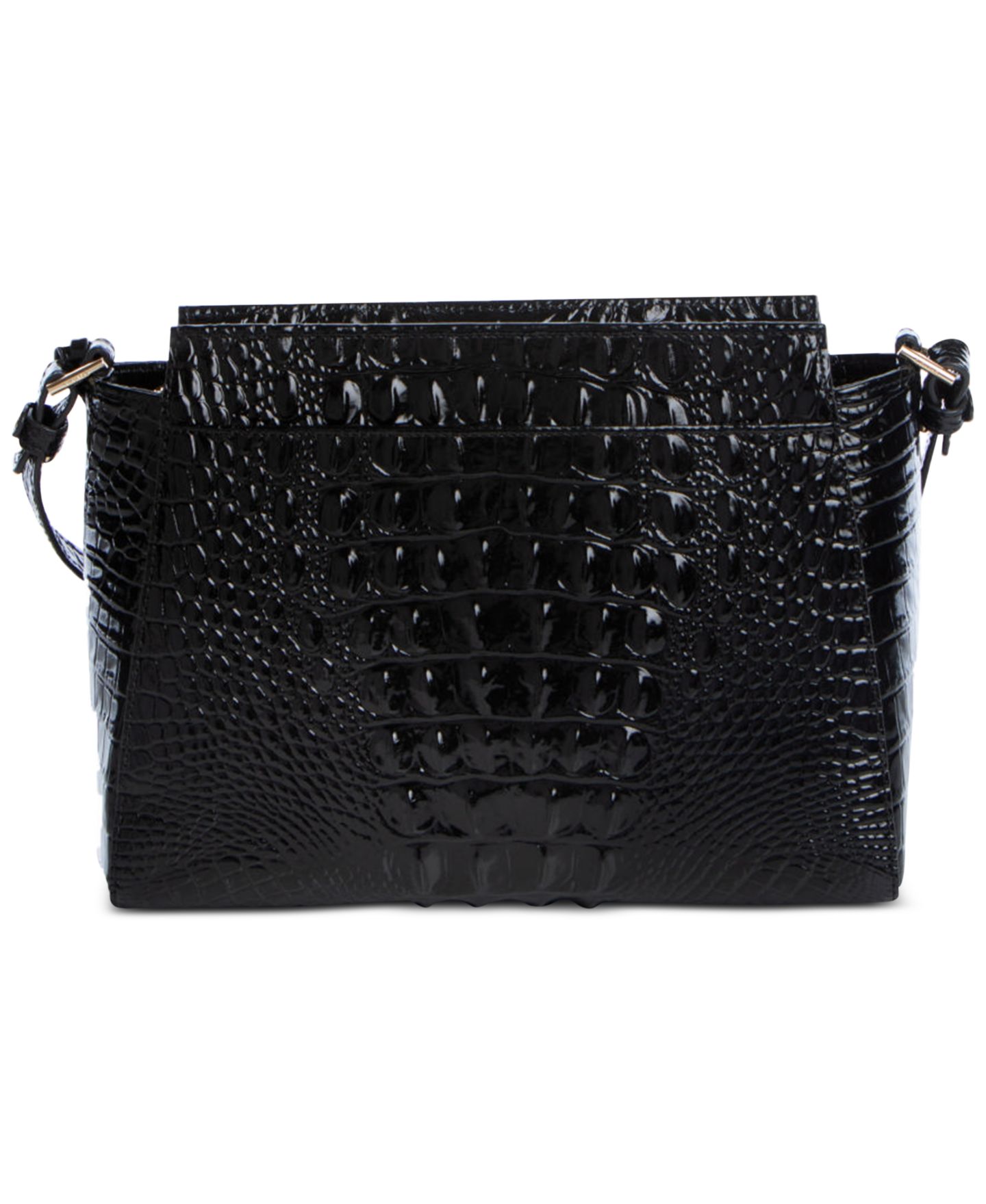 Женская сумка Brahmin Hillary Small Leather Crossbody, цвет: Чёрный — фото 2