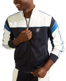 Men's Todd Regular-Fit Colorblocked Fleece Track Jacket 